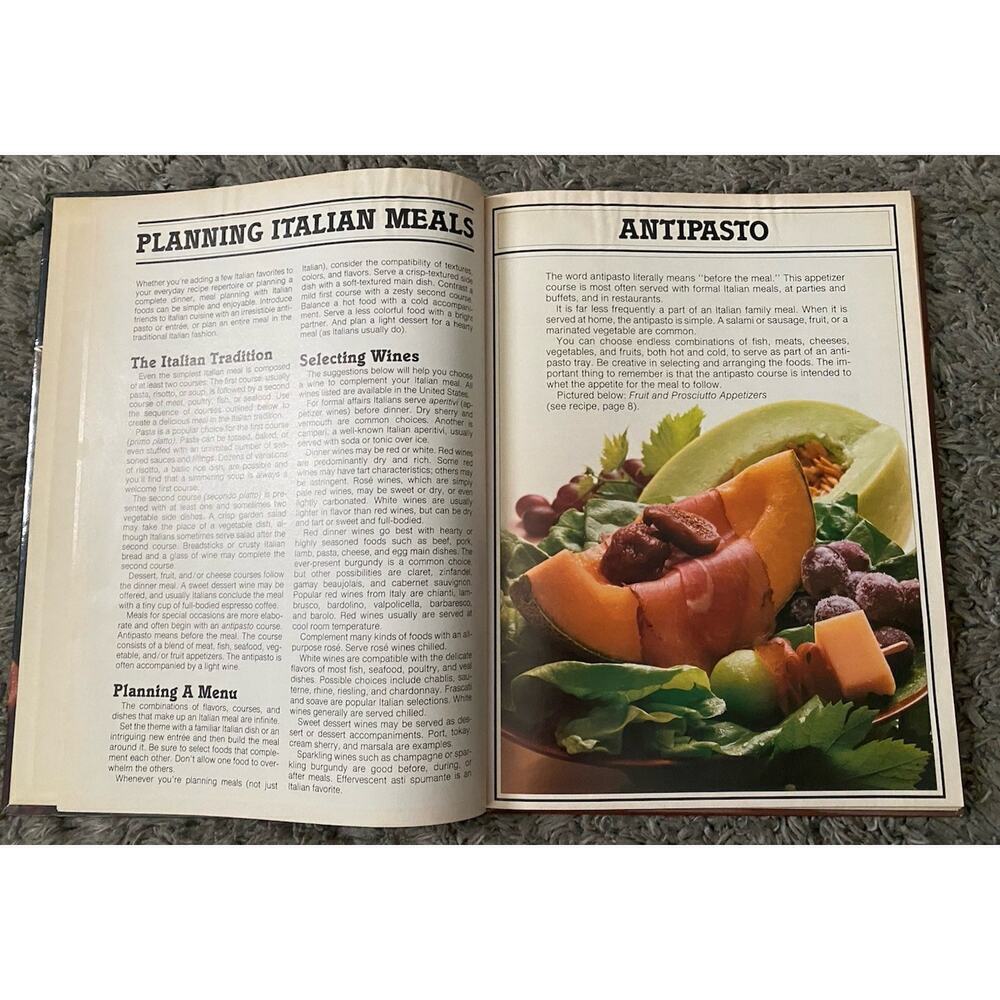 Better Homes And Gardens Vintage Italian Cool Book 1971 Reproduction 1984 - Picture 3 of 6